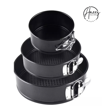 3Pcs Cake Baking Mould Set