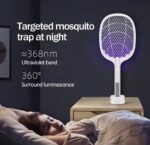 Imported Mosquito Racket with Stand